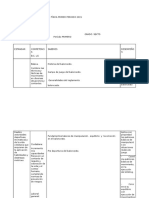 Plan de Estudios de Educación Física Primer Periodo 2015