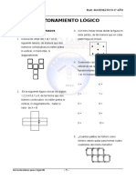 1er Año - Razonamiento Matematico