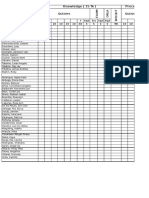 Grade 8 Assessment Records