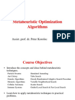 Metaheuristics - 1 - Introduction