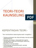 Teori-Teori Kaunseling