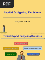 Capital Budgeting Decisionsf