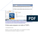 Libro de TOEFL