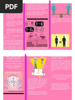 Triptico Igualdad de Genero | PDF | Igualdad de género | Estudios de género