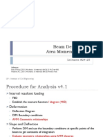 LECTURE 24 & 25 - Area Moment Theorems