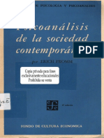 Erich Fromm-Psicoanalisis de La Sociedad Contemporanea