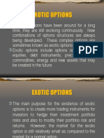 Exotic Options - Advanced