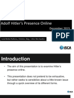 Adolf Hitler Presence Online Dec 2015