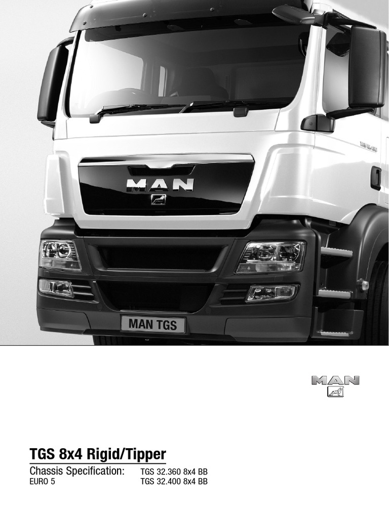 TGS 8x4 Rigid Tipper | PDF | Transmission (Mechanics) | Axle
