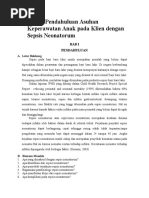 Download Laporan Pendahuluan Asuhan Keperawatan Anak Pada Klien Dengan Sepsis Neonatorum by Ini Masnur Wae SN296939259 doc pdf