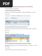 Procedure For Uploading Employee Photos Into SAP