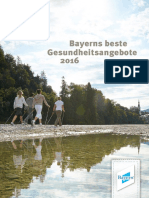 Bayerns Beste Gesundheitsangebote 2016