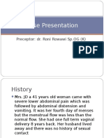 Case Presentation Endometriosis 1