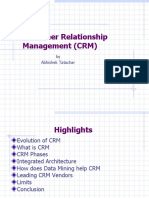Customer Relationship Management (CRM) : by Abhishek Tatachar