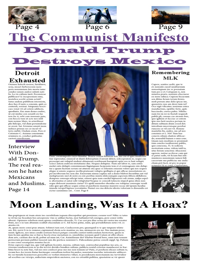 Mock Newspaper 3 | PDF