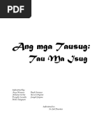 Ang Mga T'boli | PDF