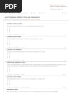 CAT Level Permutation and Combination, Probability Questions