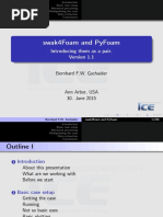 Bernhard pyFoam Training