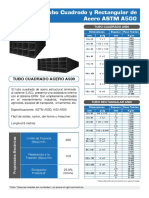 Tubo Cuadrado y Rectangular A500