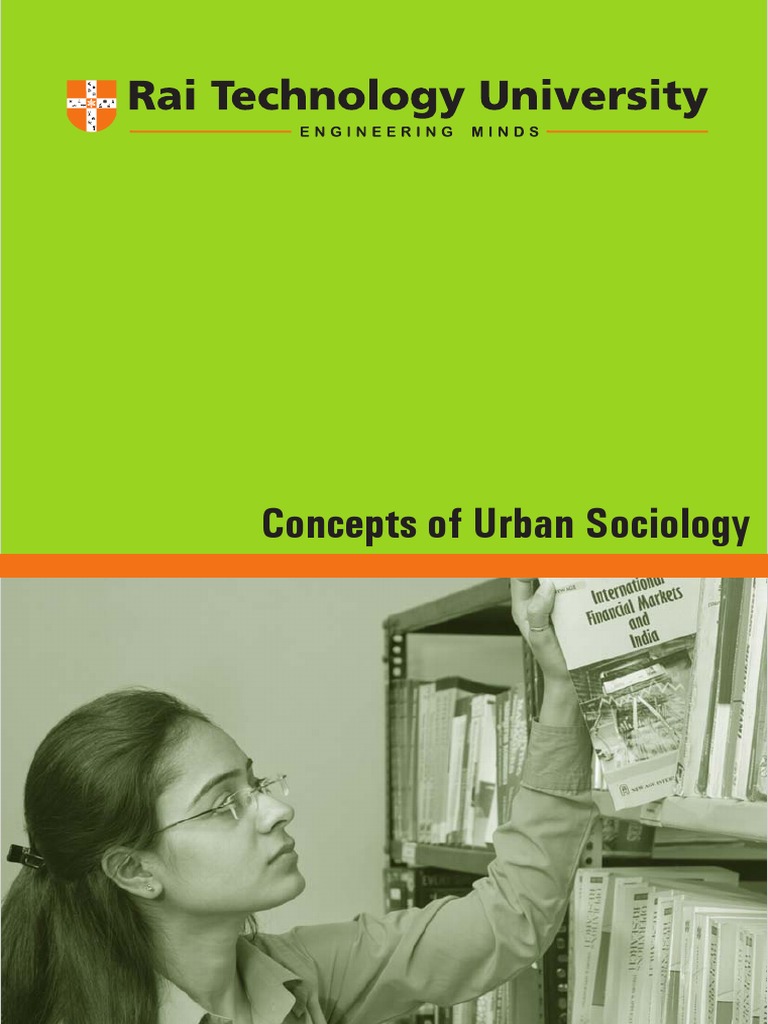 Concepts Of Urban Sociology PDF Sociology Positivism