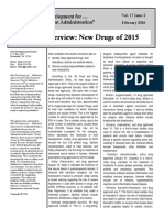 02 2016 Overview- New Drugs of 2015