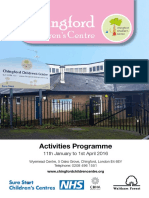 Chingford CC Activities - Spring 2016