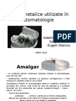 Aliaje Metalice in Stomatologie