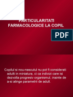 Particularitati Farmacologice La Copil