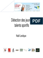 Détection Des Jeunes Talents Sportifs