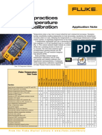 Best Practice for Temp Calibration