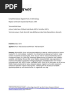 Migration To Microsoft SQL Server 2014 Using SSMA