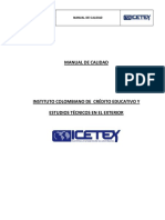 Manual Calidad Icetex