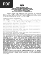 2015.12.01 Edital 30 Tcu Tefc Homologa o Do Resultado Final Do Concurso