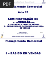 Aula Planejamento Comercial Administracao de Vendas