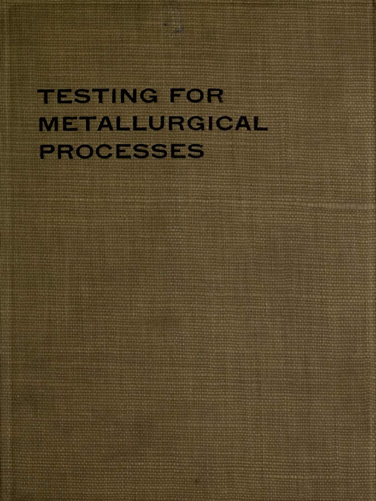 Testing For Metallurgical Processes | PDF | Sodium Hydroxide | Arsenic