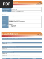 Section 1 - E-Learning Plan Introduction