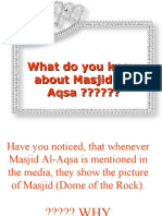 What Do You Know About Masjid Al-Aqsa ??????