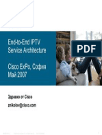Cisco End-To-End IPTV Service Architecture