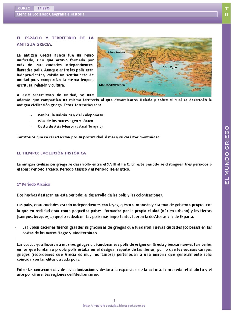 Etapas de la Historia de Grecia | PDF | Antigua Grecia | Grecia