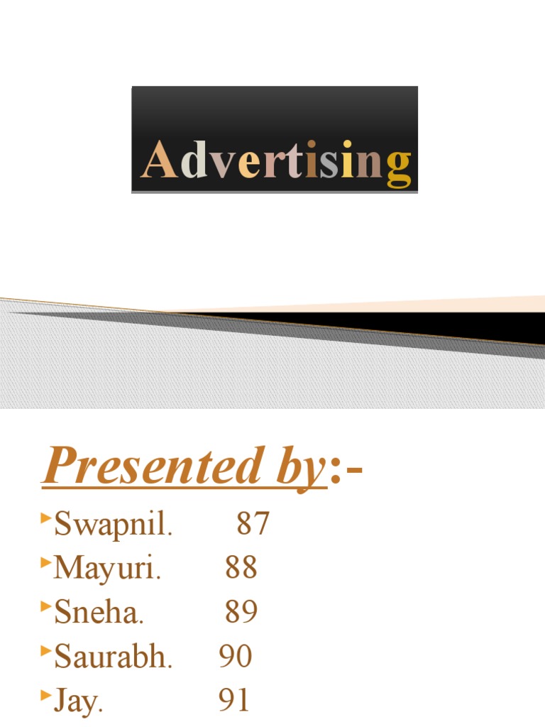 Advertising | PDF