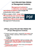Poglavlje 3 - Upravljanje Projektima Prema PMI