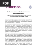 Defensa Derechos Humanos en Sahara occidental (Podemos Cabildo Tenerife 29.01.16)