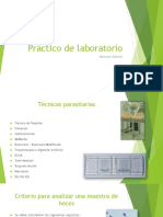 Técnicas parasitarias laboratorio