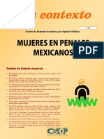Contexto No.16 Mujeres Penales Mexicanos