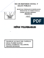 Spanish Ninos Vulnerables 1993