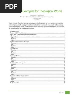 Citing Examples A Manual For Writers Of Research Papers Citation