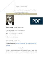 Biografía de Alejandro Dumas