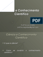 Aula 2 Ciencia e Conhecimento Cientifico