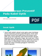 Pemeliharaan Preventif Pada Kabel Optik