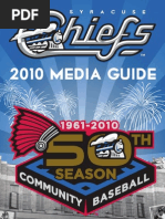 2010 Syracuse Chiefs Media Guide